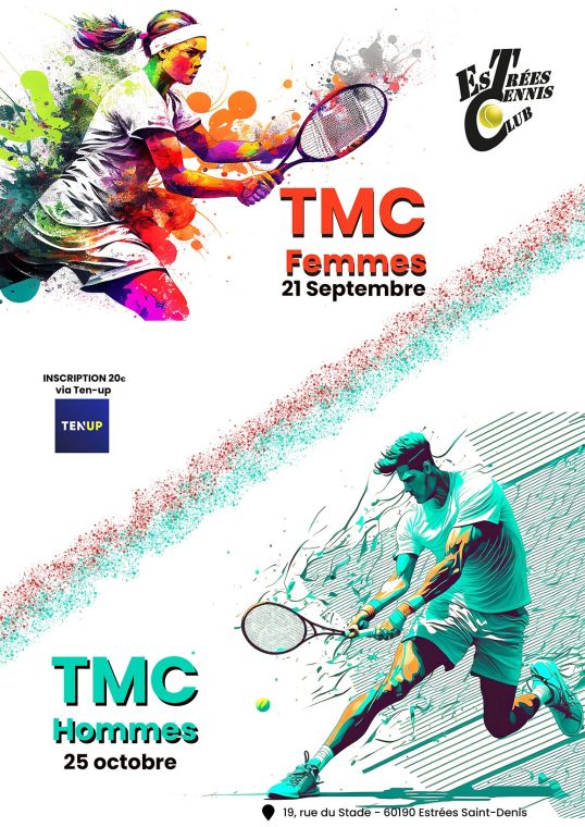 Affiche : TMC Femmes le 21 septembre, TMC Hommes le 25 octobre